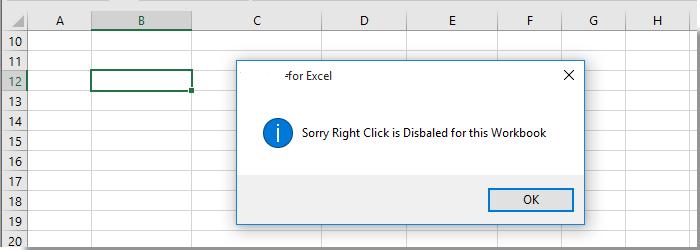 Cách chèn nút tùy chỉnh và các cách vô hiệu hóa menu chuột phải trong Excel